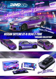 Nissan Skyline GT-R (R34) Z-Tune "Endgame" Australia Special Edition(Purple) (Chanse of Black Pearl Chase Car), 1:64 Scale — image 1
