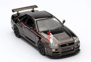 Nissan Skyline GT-R (R34) Nismo R-Tune Black Chrome Hobby Expo China 2023 Event Edition,1:64 Scale — image 5