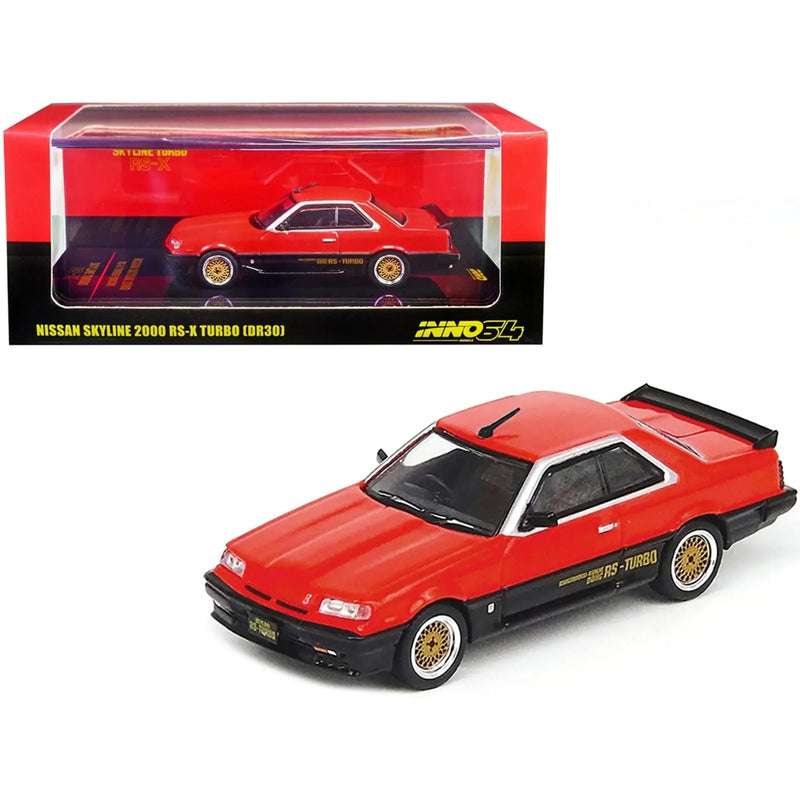 Nissan Skyline 2000 Turbo RS-X (DR30), 1:64 Scale (Red & Black) — image 1