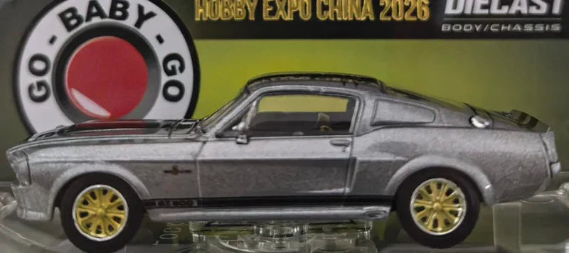 *HEC 2026* Ford Mustang Eleanor 1967, 1:64 Scale (Silver) — image 2