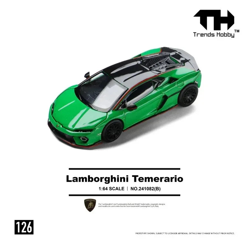Lamborghini Temerario, 1:64 Scale (Green) — image 1
