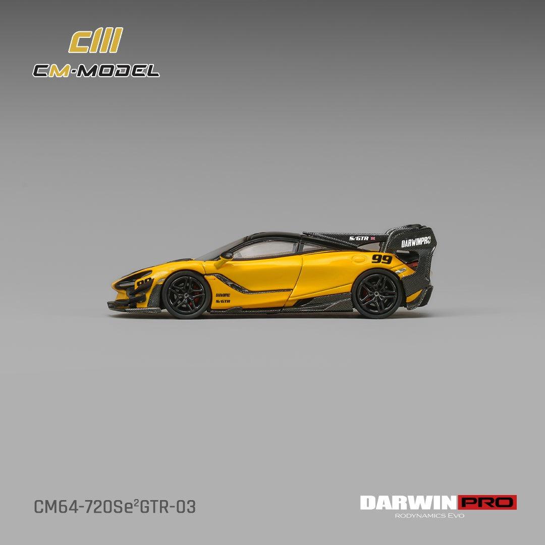*PRE-ORDER* DarwinPRO 720SE² GTR – Pearlie Yellow #99, 1:64 Scale — image 3