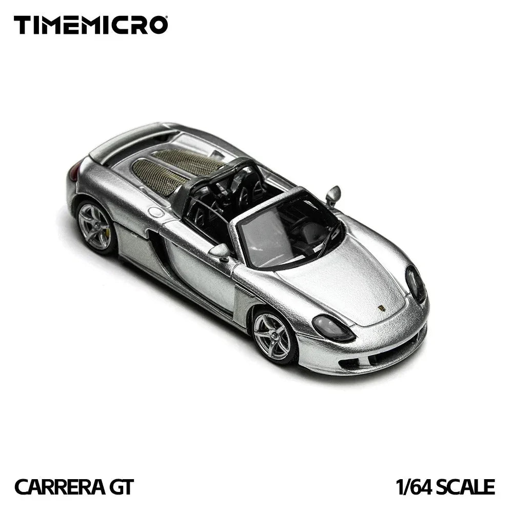 Porsche diecast Carrera GT Silver with Water Decals, 1:64 Scale — image 5