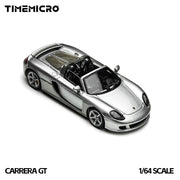 Porsche diecast Carrera GT Silver with Water Decals, 1:64 Scale — image 5