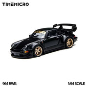 Porsche diecast RWB 964, 1:64 Scale (Black) — image 1