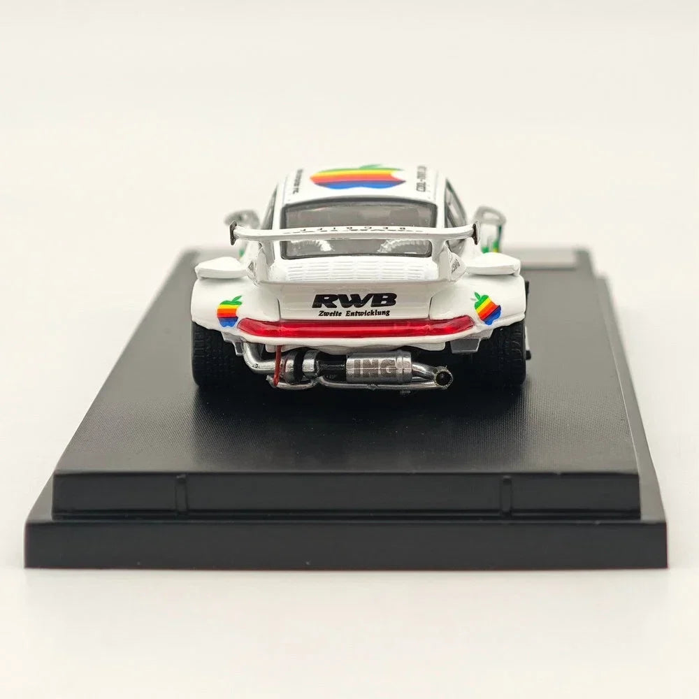 Porsche diecast 911 993#89 Racing Sports Model, 1:64 Scale (White) (Apple Edition Limited to 499) — image 3