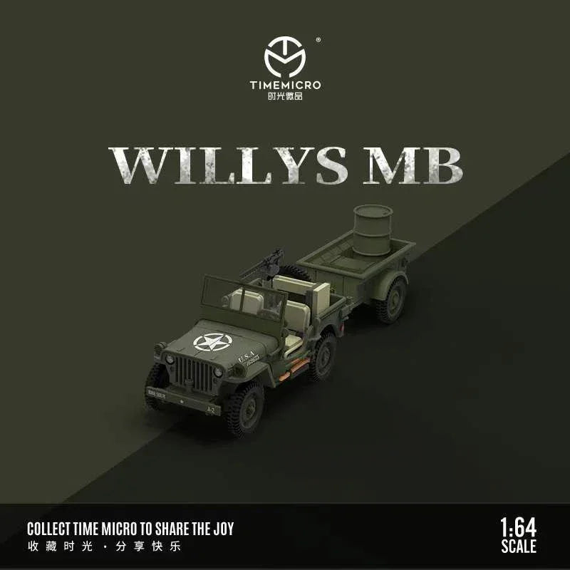*PRE-ORDER* Willys MB, 1:64 Scale (Military Green) — image 3