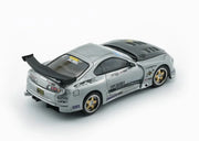 Toyota Supra Top Secret JZA80 (RHD) Manila Show, 1:64 Scale (Silver) — image 4