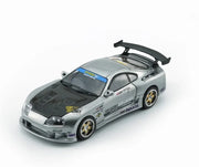 Toyota Supra Top Secret JZA80 (RHD) Manila Show, 1:64 Scale (Silver) — image 2