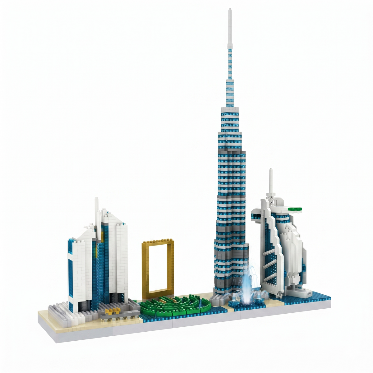 Dubai Skyline Building Blocks