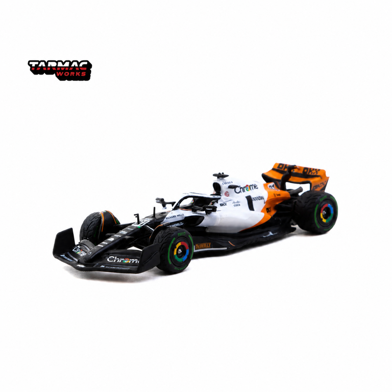 McLaren MCL60 Monaco Grand Prix 2023 Oscar Piastri - Global64, 1:64 Scale (White)
